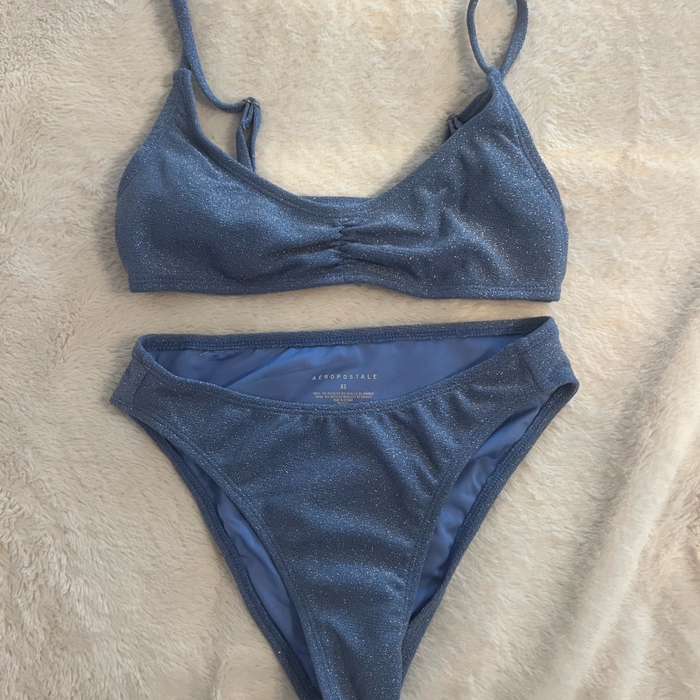 Aeropostale Blue Bikini Set